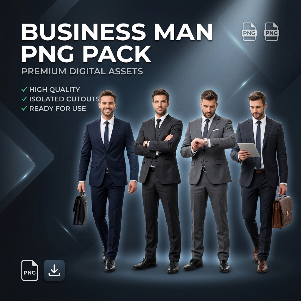 Business Man PNG Pack