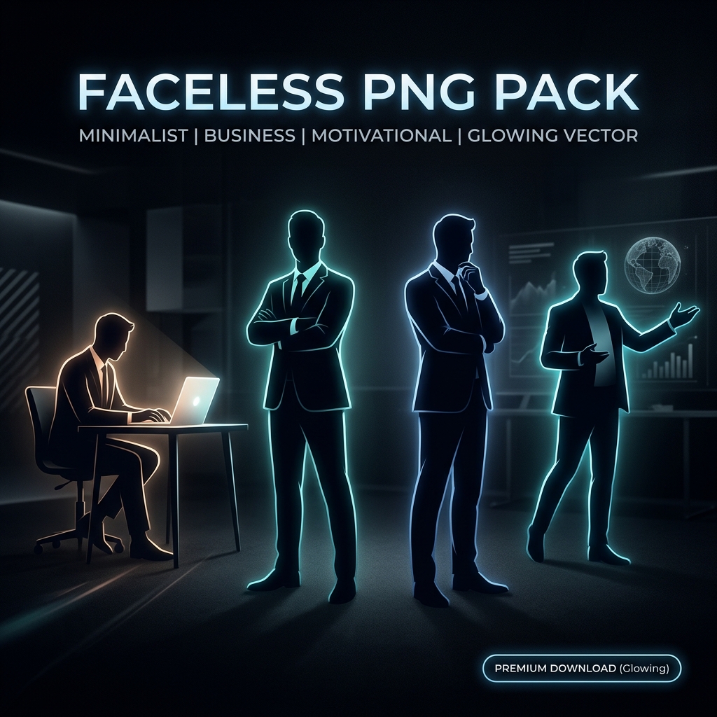 Faceless PNG Pack